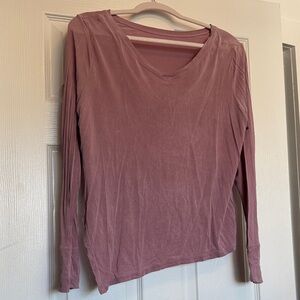 Lululemon Women's Mauve Long Sleeve Top